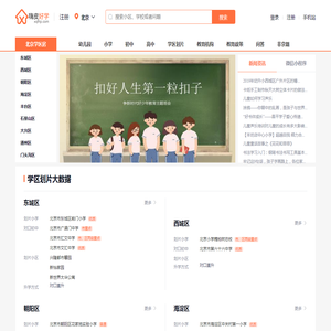 【北京学区房划片】幼升小划片小学